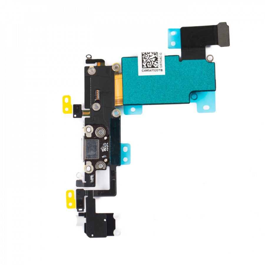Charging Port & Headphone Jack Flex Cable for iPhone 6S Plus (5.5") - White
