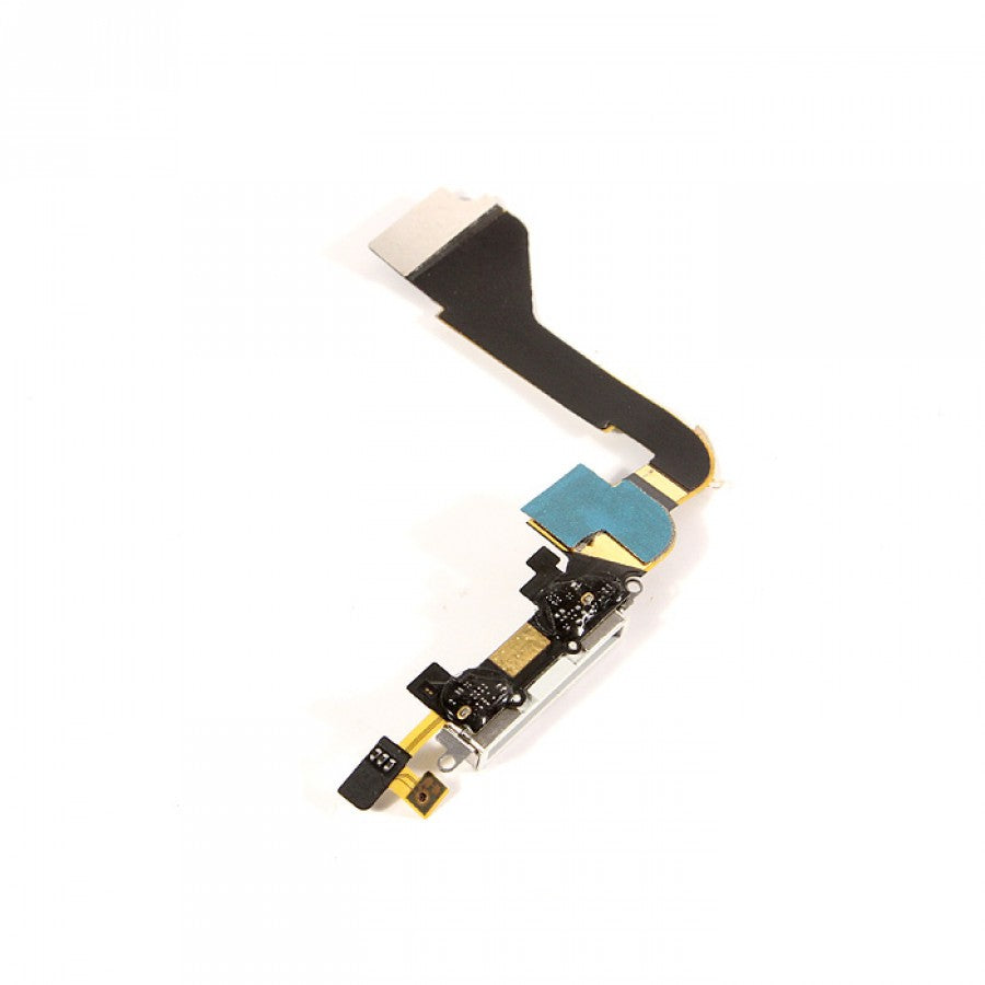 Charging Port Flex Cable for iPhone 4 - White