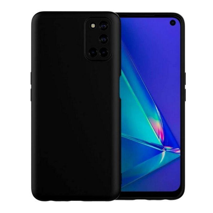 Silicone Case for Oppo A52 - Black