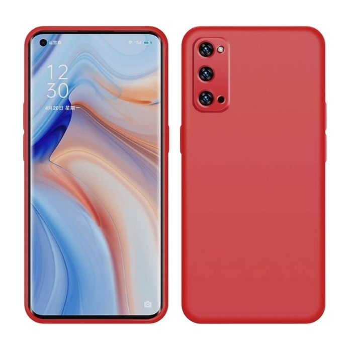 Silicone Case for Oppo A52 - Crimson Red front
