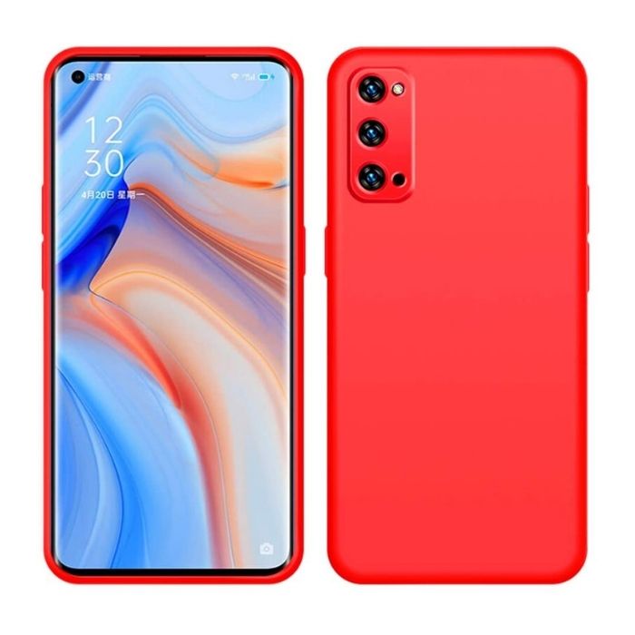 Silicone Case for Oppo A52 - Red