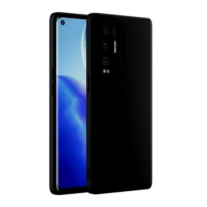 Silicone Case for Oppo Find X2 Pro - Black Cover