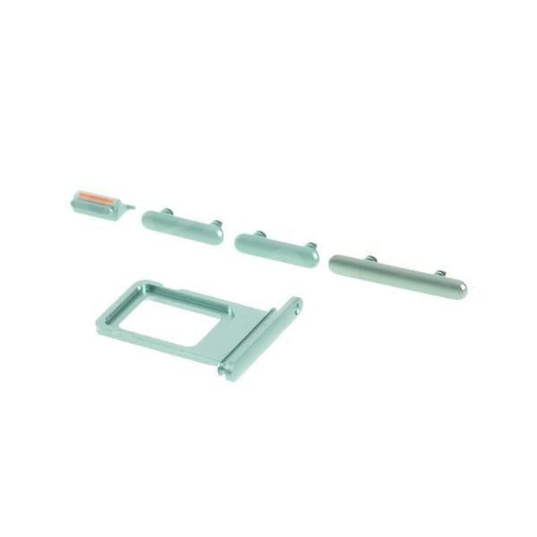 Sim Tray with Side Buttons for iPhone 11 - Green