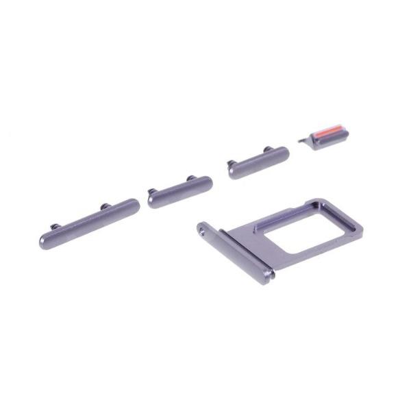 Sim Tray with Side Buttons for iPhone 11 - Purple