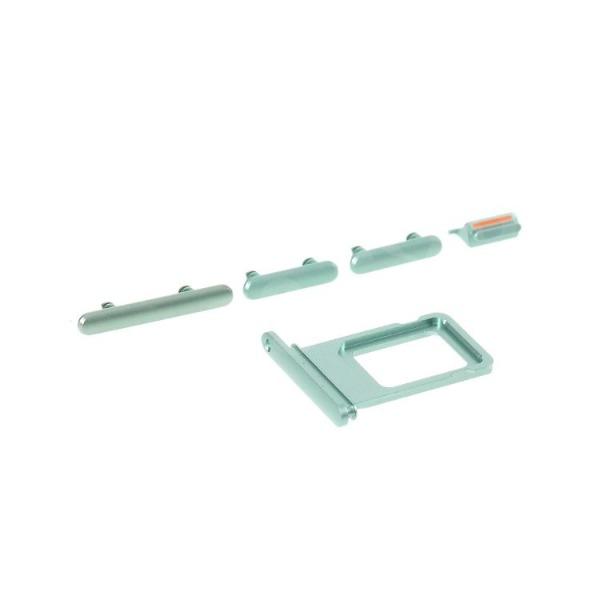 Sim Tray with Side Buttons for iPhone 11 Pro - Green