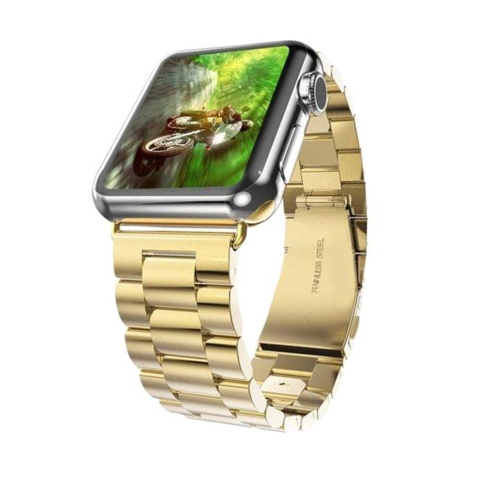 Stainless Steel Metal Band for Apple Watch 7 41mm - Gold