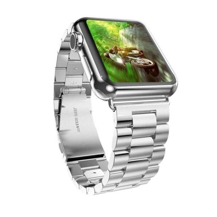 Stainless Steel Metal Band for Apple Watch 7 41mm - Silver