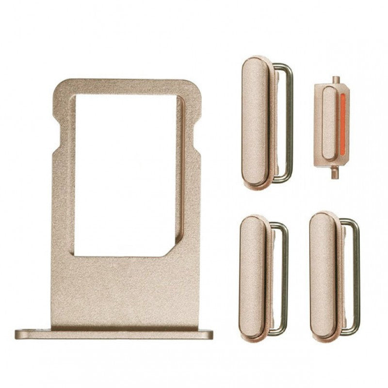 Sim Tray and Button Set for iPhone 6S Plus (5.5") - Gold